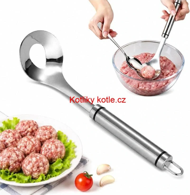 Nerezové tvořítko na masové kuličky a knedlíčky
