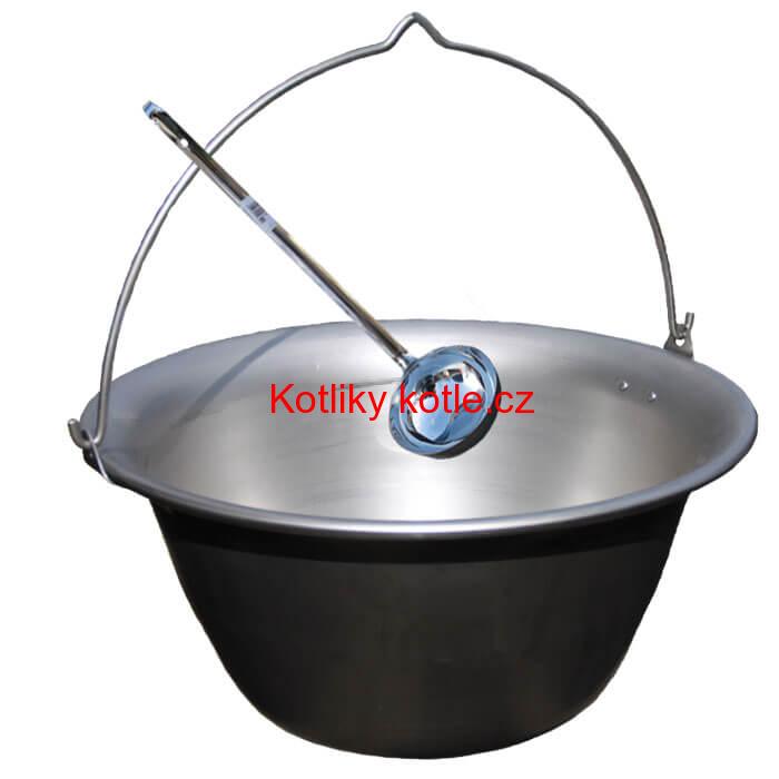 Nerezový kotlík 15 L (1,5 mm) + nerezová naběračka