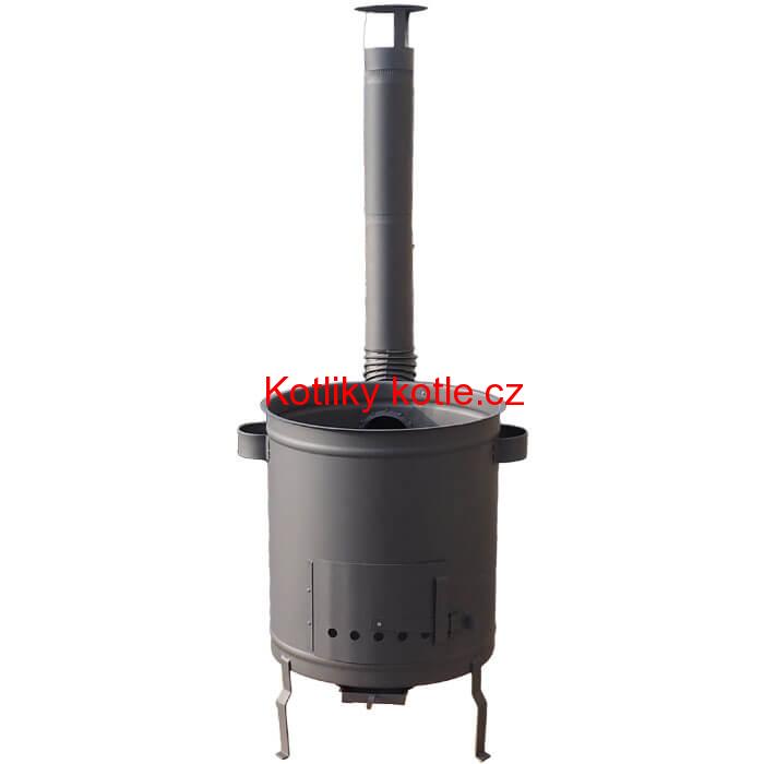 Silnostěnná kotlina 60 cm (1,5 mm) STRONG + žáruvzdorná barva Plus 600