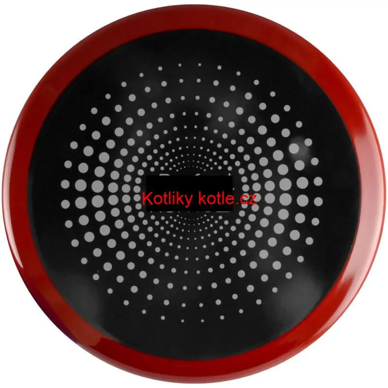 Smaltovaný kastrol s poklicí 4 L červený + pikantní směs koření 50 g Kotlíkový guláš
