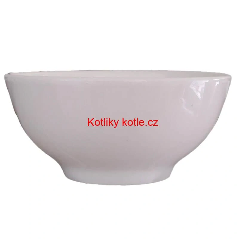 Keramické misky na servírování guláše 15 cm 6 ks bílé