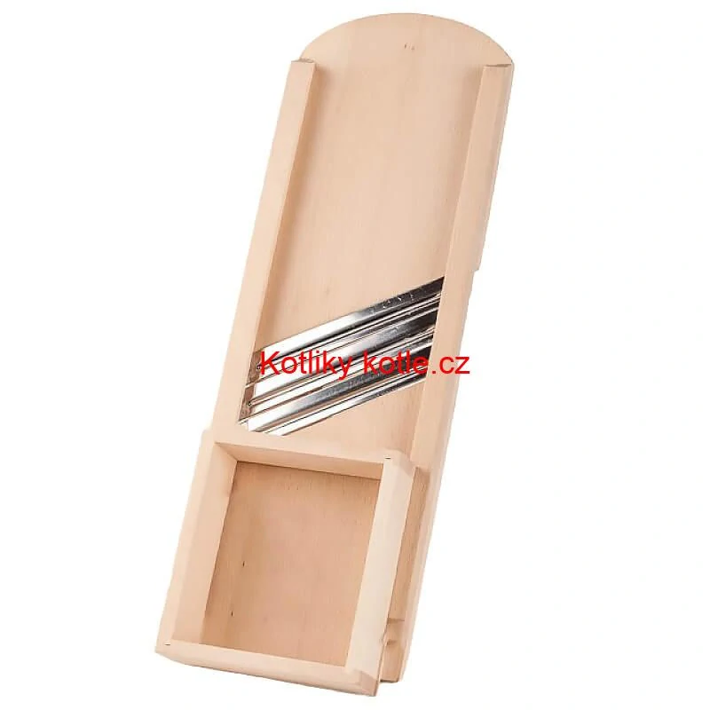 Ruční dřevěný kráječ zelí 3 nože 56 x 19 cm (malý)