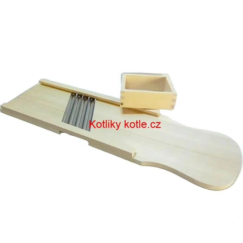 Ruční dřevěný kráječ zelí 4 nože 93 x 23,5 cm (obrovský)