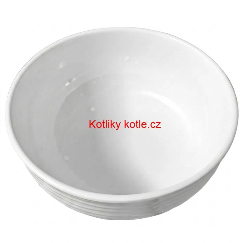 Prémiová bílá miska s kamennou strukturou 750 ml