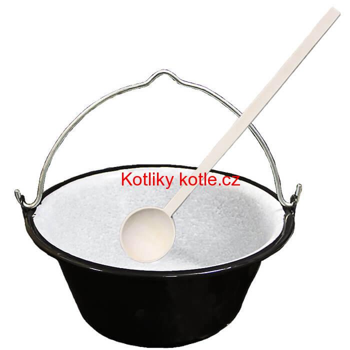 Smaltovaný kotlík 10 L + vařečka