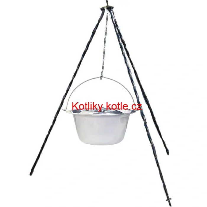 Nerezový kotlík 10 L INOX + poklice + stojan CLASSIC