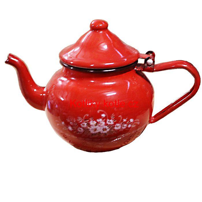 Smaltovaný čajník 0,5 L (ART DEKO)