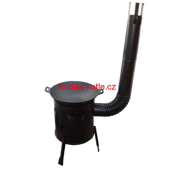 Litinový wok 31 cm