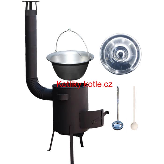 Nerezový kotlík 20 L (1,5 mm) + žáruvzdorná kotlina 42 PLUS 600 4 MM