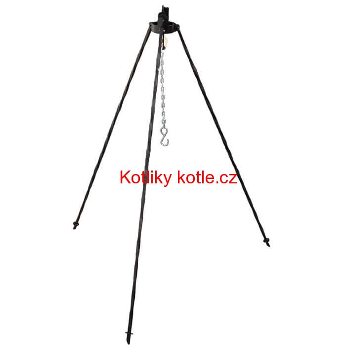 Stojan na kotlík s poistní kladkou 1,25 m VAR