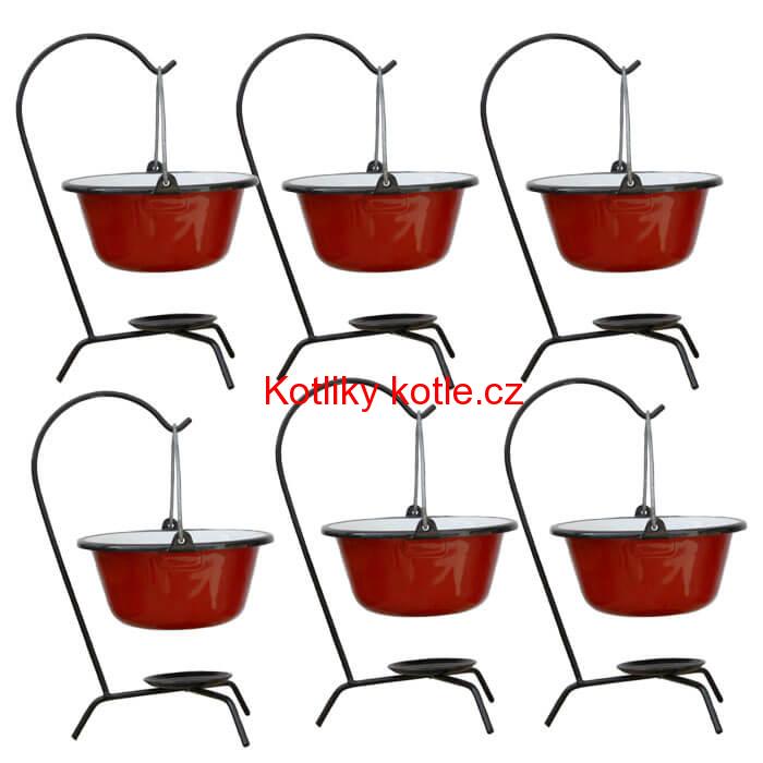 Servírovací souprava SMALT RED 6 ks