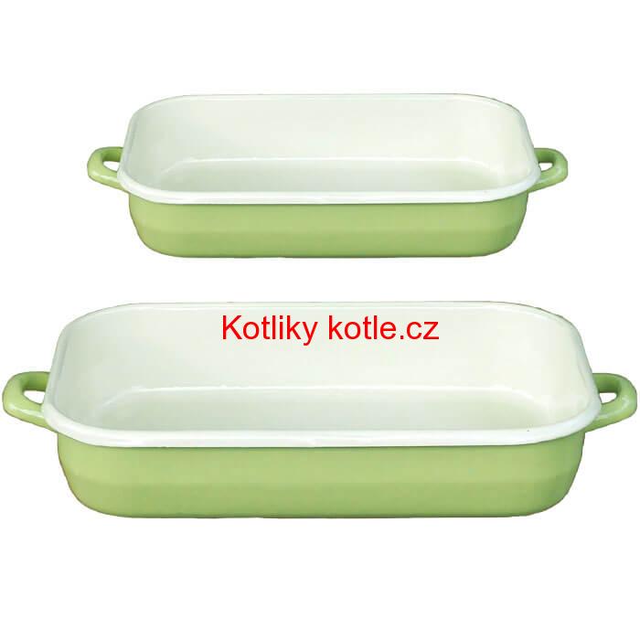 Smaltované pekáče GREEN 2 ks