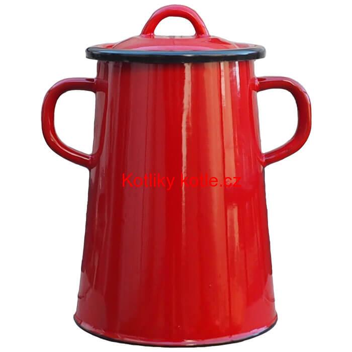 Nádoba na mast 3 L Červená