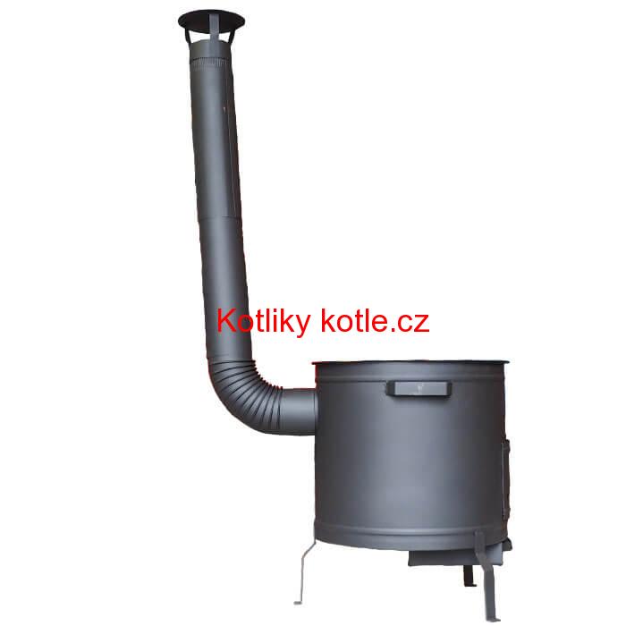 Kotlina pod kotle a kotlíky 56 cm PLUS 600 + žáruvzdorná barva PLUS 600 ° C