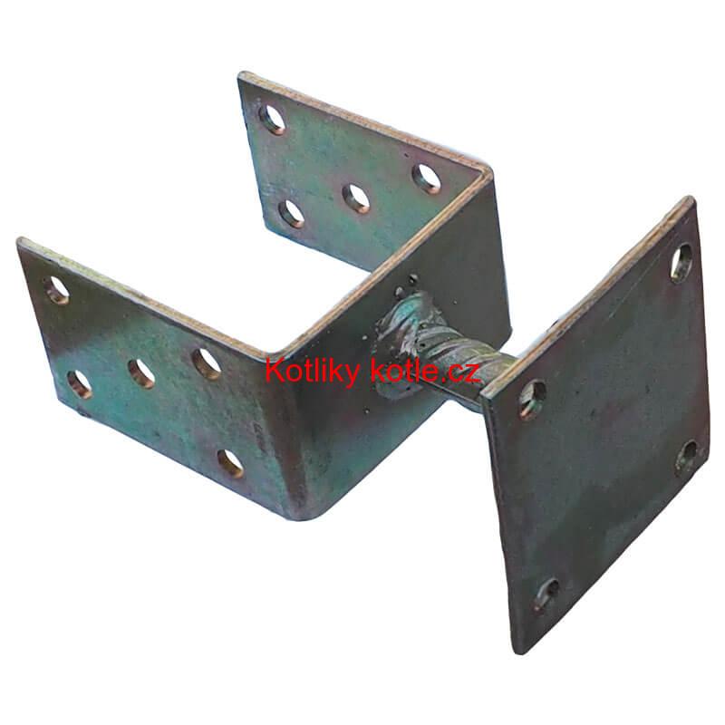 Patka na plotně kotevní, pozinkovaná 9 cm