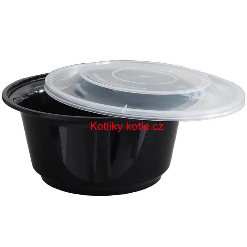 Plastový box (miska) na guláš + víčko 1000 ml