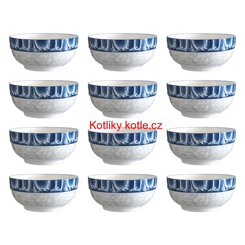 Keramické misky na servírování guláše 15 cm 12 ks