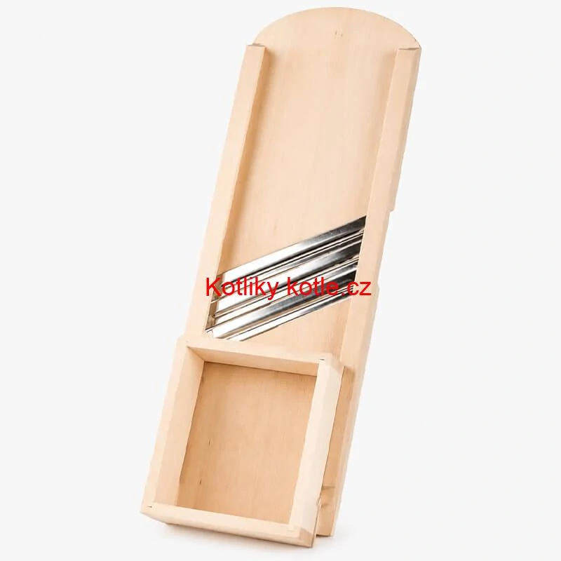 Ruční dřevěný kráječ zelí 3 nože 56 x 19 cm (malý)