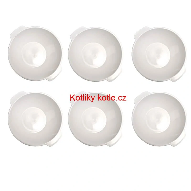 Sada 6 ks: Plastová miska na fajnový kotlíkový guláš a polévky – 750 ml