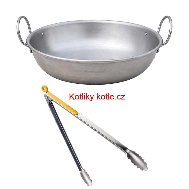 Sada na smažení langošů v přírodě 36 cm s vysokou kotlinou