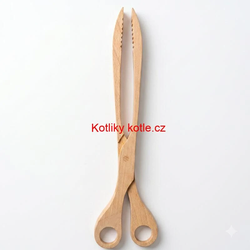 Dřevěné grilovací kleště 29 cm