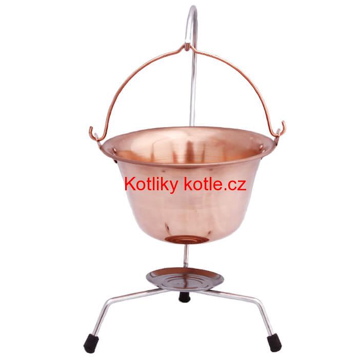 Měděný servírovací kotlík 0,8 L