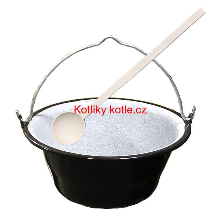 Smaltovaný kotlík 10 L + vařečka