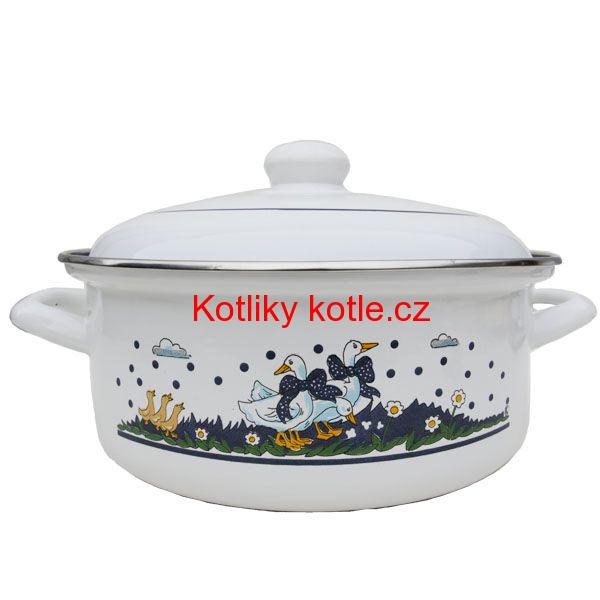 Smaltovaný kastról 16 cm