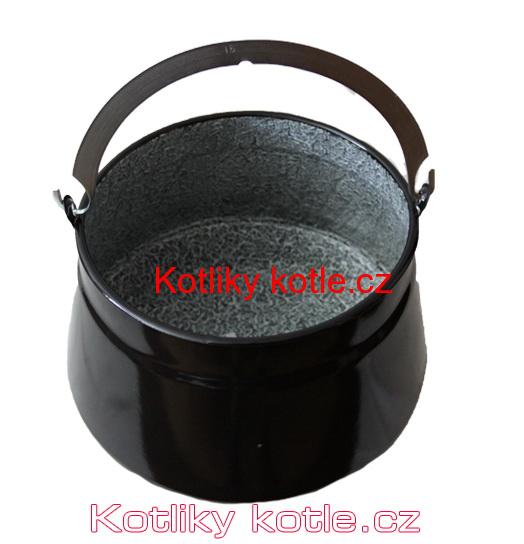 Smaltovaný kotlík na ryby 25 L